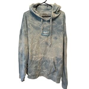 Taylor Swift 1989 Taylor's Version Blue Tie Dye Hoodie Sz 3XL Official Merch